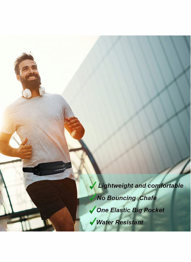 SYOSI - Slim Running Belt for Women  Men, Running Waist Pack Phone Holder, Jogging Workout f anny Pack Runners Pouch Gear Accessories for iPhone 12 11 Pro Max XS XR 8 7 Plus Traveling Gift - Image 1