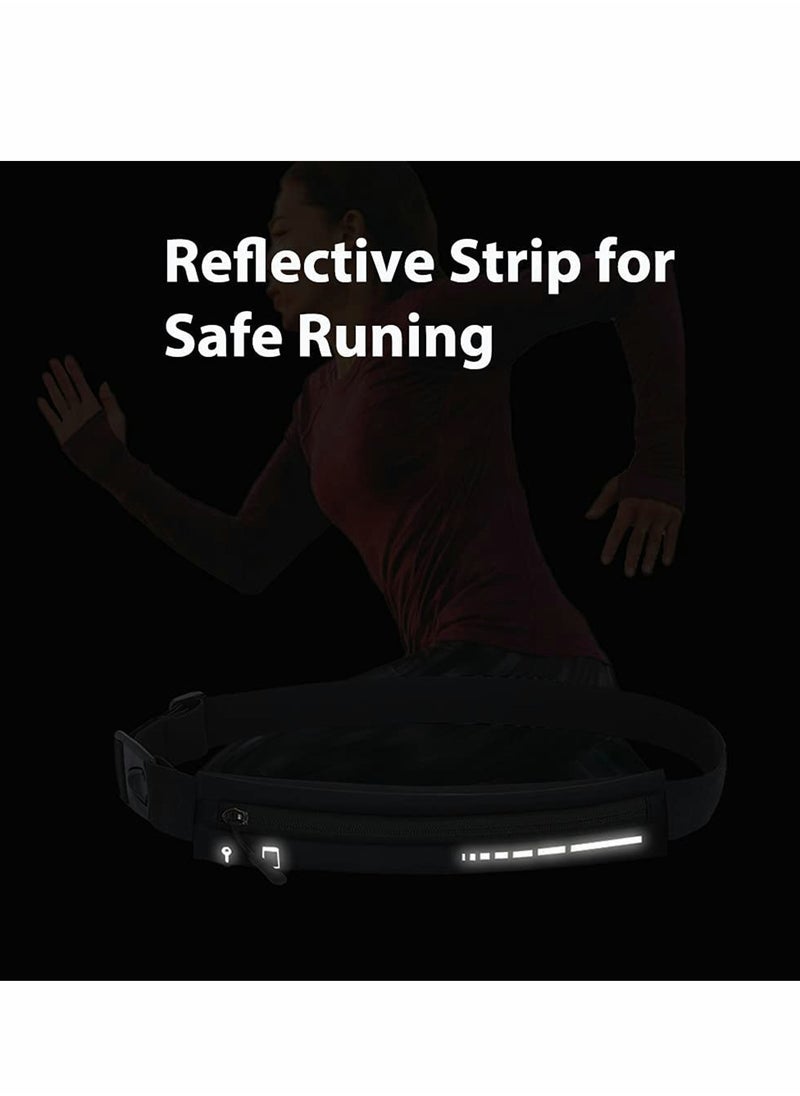 SYOSI - Slim Running Belt for Women  Men, Running Waist Pack Phone Holder, Jogging Workout f anny Pack Runners Pouch Gear Accessories for iPhone 12 11 Pro Max XS XR 8 7 Plus Traveling Gift - Image 1