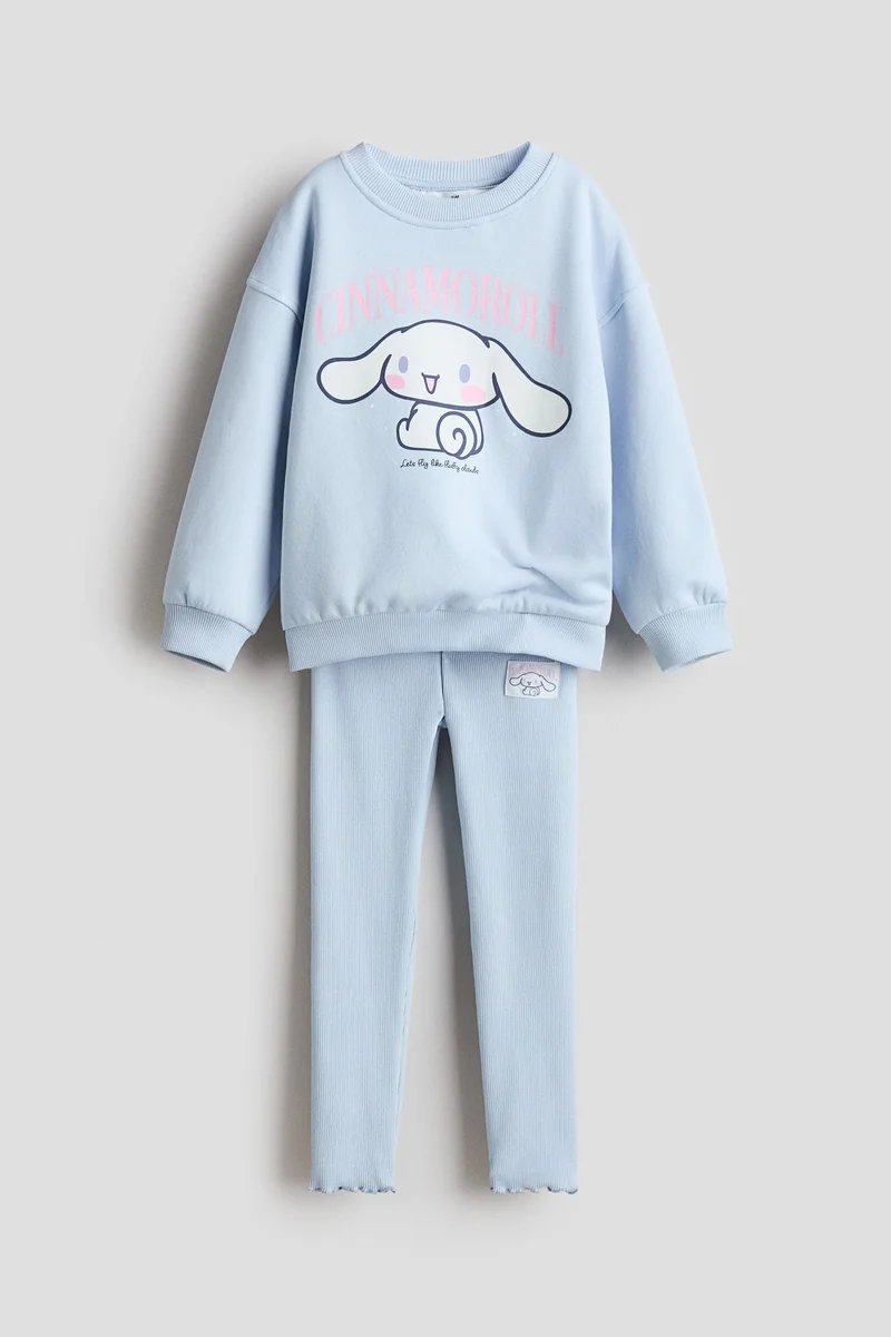 اتش اند ام طقم من بلوزة ولغينغز