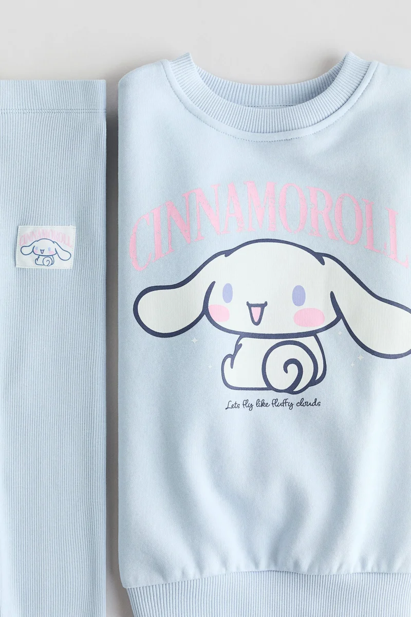 اتش اند ام طقم من بلوزة ولغينغز