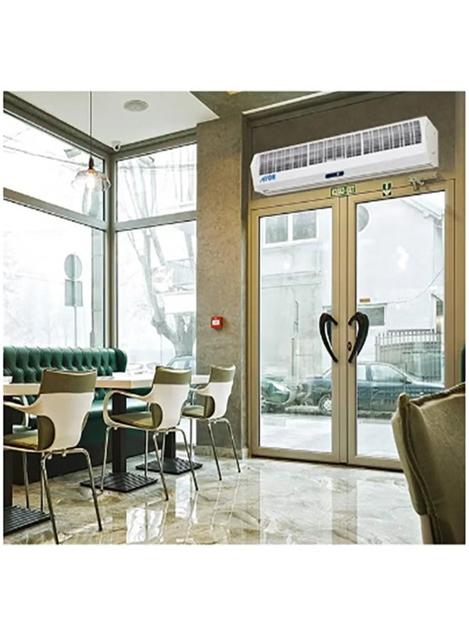 Arrow Air Curtain 90cm with Remote Control, 150W, Low Energy Consumption,13 Fan Speed,Quit Design, Strong Air Flow, White | RO-90CARC - Image 3