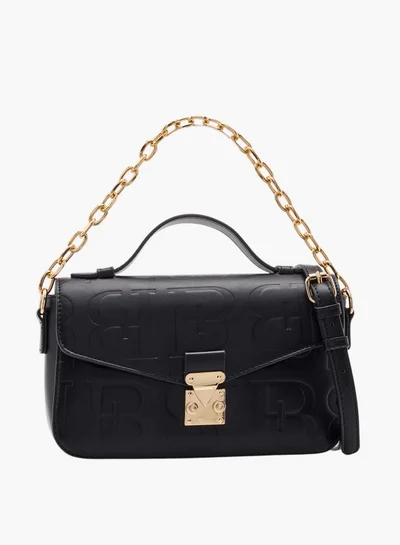 فلورا بيلا من شو إكسبرس Women's Monogram Print Crossbody Bag with Adjustable Strap and Twist Lock