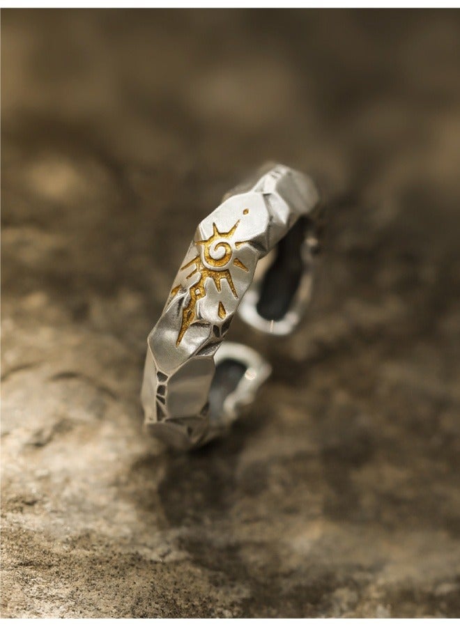 Beauenty Fashion ring (black + silver) 2 pieces  - Image 5