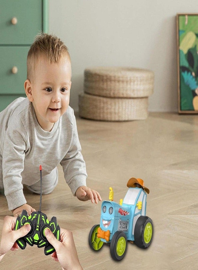 Crazy Jumping Remote Control Car with Music and Light Rechargeable Stunt Car Music and Dance Toy for Kids Ages 3 and Up  - Image 3