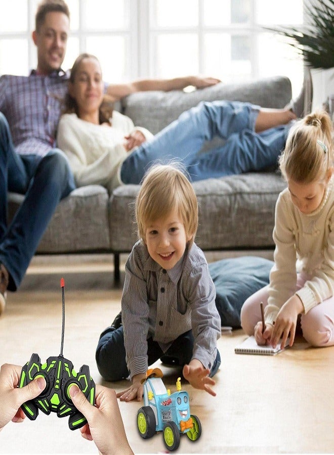 Crazy Jumping Remote Control Car with Music and Light Rechargeable Stunt Car Music and Dance Toy for Kids Ages 3 and Up  - Image 4