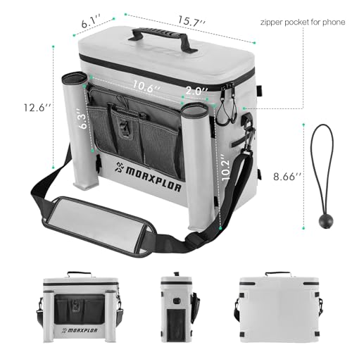MORXPLOR Kayak Cooler,Waterproof Kayak Seat Back Cooler for Kayaking,Kayak Accessories Cooler Bag,Protable Ice Chest,Beach Cooler,Travel Cooler for Camping or Lunch Bag - Image 5