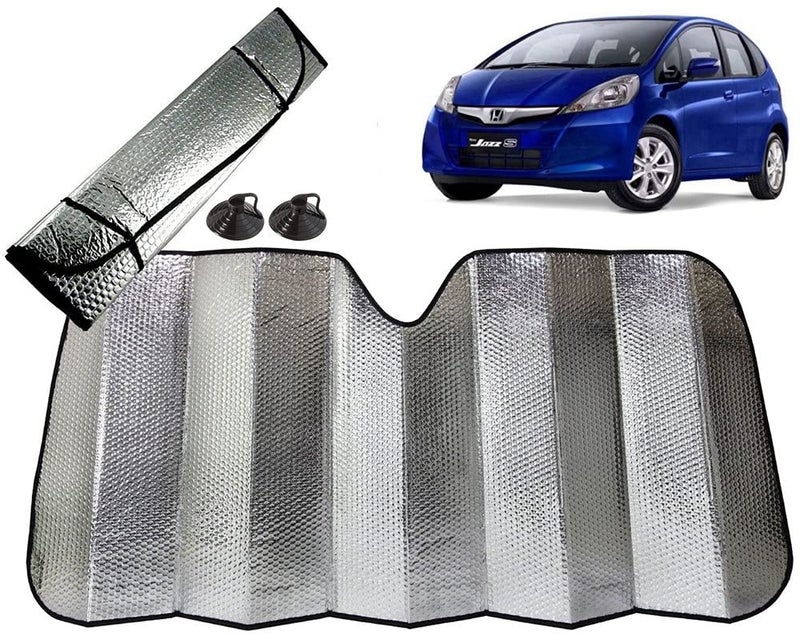 Selifaur - 60x130 cm Foldable Auto Front/Rear Window Car Windshield Sun Shade for Jazz - Image 1