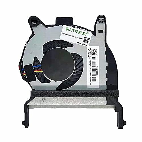QUETTERLEE Replacement New Laptop CPU Cooling Fan for HP Elitedesk 800 G4 800 G5 705 G4 705 G5 ProDesk 400 G4 405 G4 405 G5 400 G5 400G6 600 G4 600 G5 Desktop Mini DM Series L19561-001 FL3B DC12V Fan - Image 2
