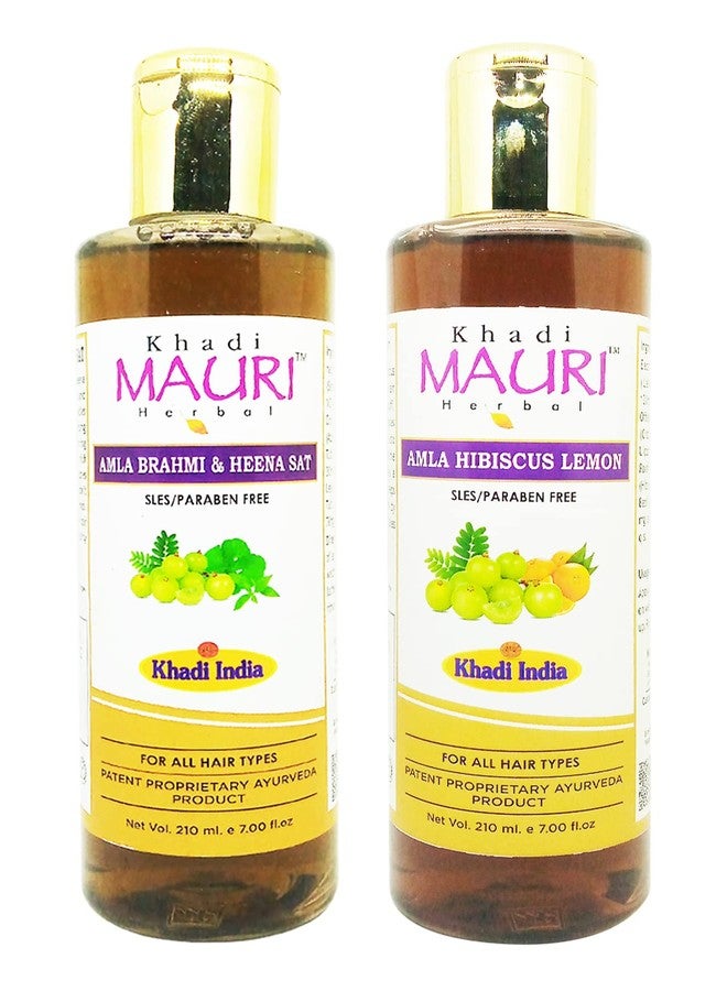 كادي شامبو خادي موري أملا براهمي حناء وأملا الكركديه والليمون - عبوة من قطعتين (420 مل) - Image 2