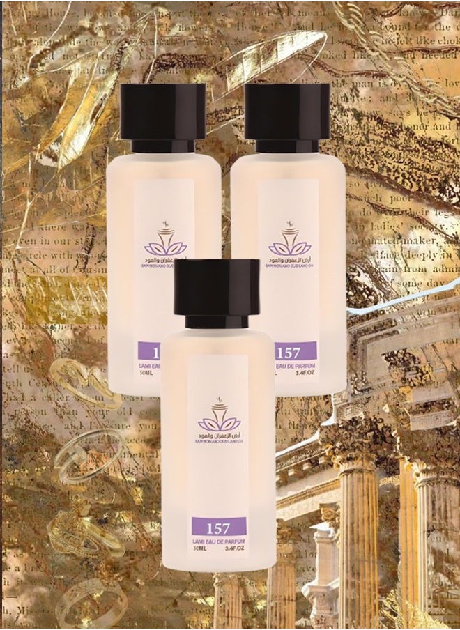 ارض الزعفران - 3 قطع عطر انج شير رقم 157 للنساء 50 مل - Image 1