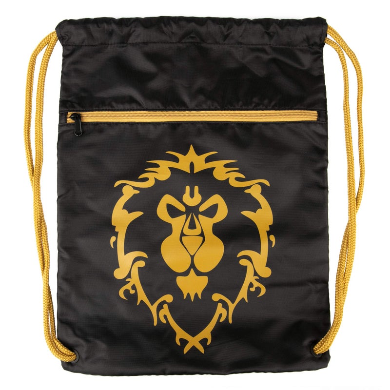 JINX World of Warcraft Alliance Loot Bag, 14x19, Drawstring Cinch Backpack - Image 2