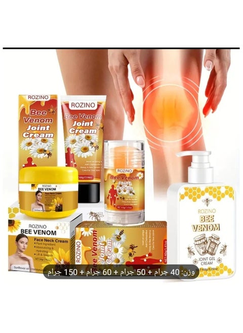 Bee balm joint and skin care set, contains multiple moisturizing ingredients, can be effective in ensuring the health of dry and rough joints. Flawless design makes it suitable for use anytime and anywhere, whether at home, in the office or while traveling, you can take care of your joints easily. The light texture penetrates the skin quickly and is suitable for all skin types.