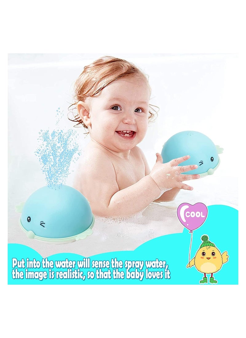Excefore - Baby Bath Toy Colorful LED Light with Music Bath Toy Induction Spray Water Toy Sprinkler Bathtub Toys for Toddlers Infant Kids Fun Bath Time Tub Toy Babies Fall in Love with Bath - Image 1