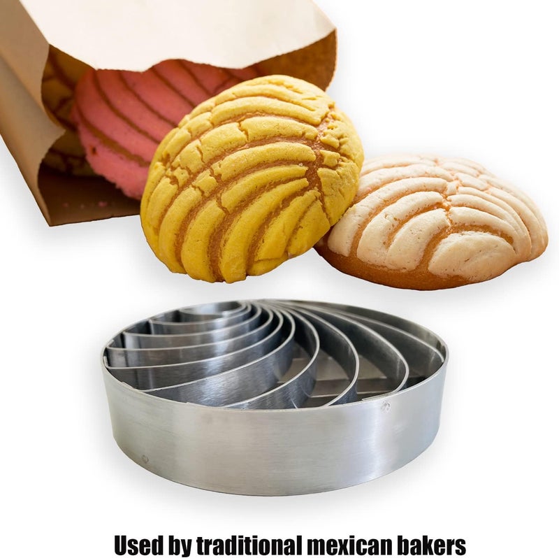 4.1 Inch Stainless Steel Mexican Cookie Double Side Press Die Cutting Die Silver - Image 5