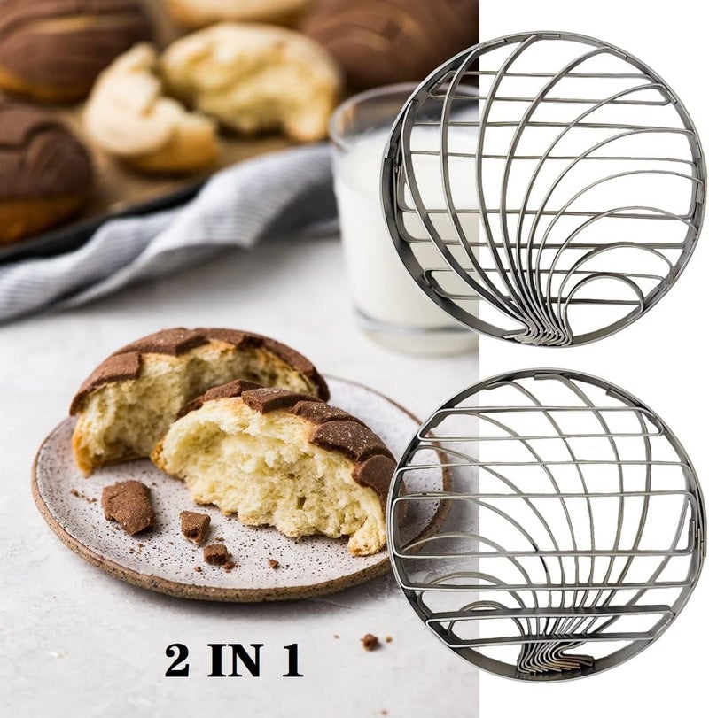 4.1 Inch Stainless Steel Mexican Cookie Double Side Press Die Cutting Die Silver - Image 3