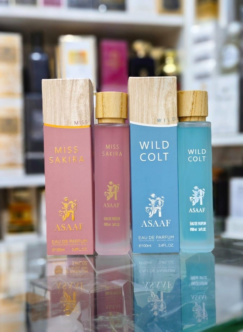 ASAAF Miss Sakura Assaf perfume 100 ml, and Assaf Ould Colt perfume 100 ml - Image 1