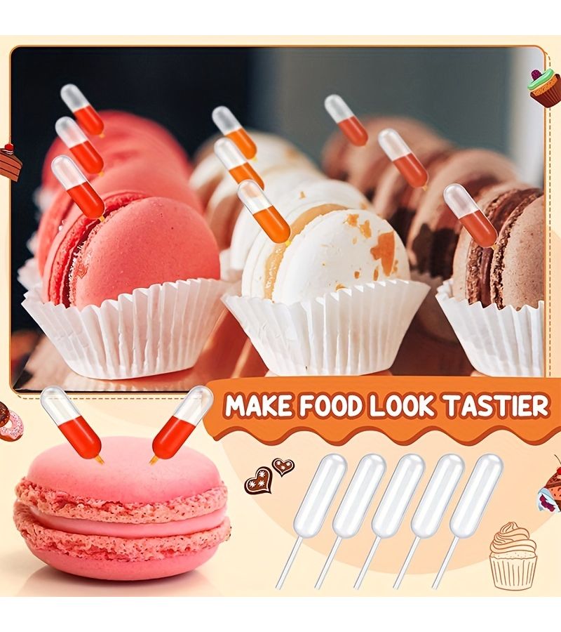 Fruit Jam Droppers 100pcs and 50pcs Set With Macaroon - Image 3