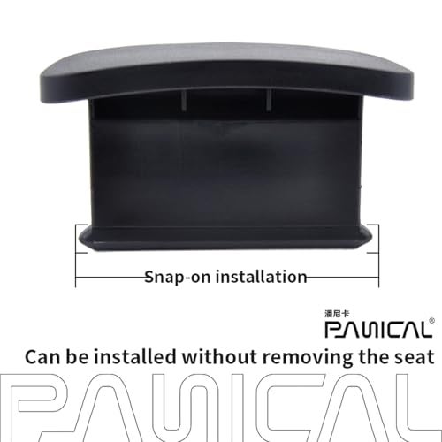 PANICAL وسادة مقعد بانكال مناسبة لتغطية مقعد هوندا غولد وينغ GL1800 F6B 2018-2025 (أسود) - Image 3