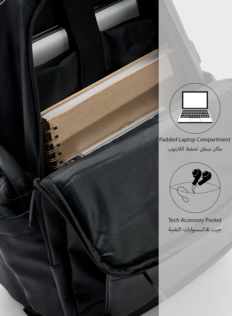 سفنتي فايف حقيبة ظهر مبطنة بفتحات تهوية للدعم الكاجوال