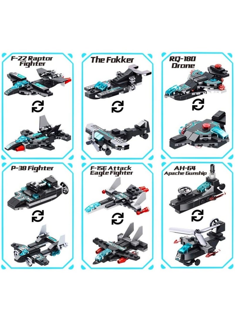 Robot Building Blocks Toy from 6 7 8 9 10 Years for Boys 577 Pieces Construction Toy 25-in-1 STEM Building Learning Toy Aeroplane Building Kit Educational Gift for Boys and Girls - Image 4