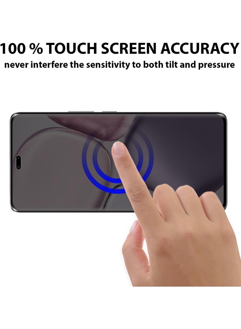 واقي شاشة الخصوصية متوافق مع Honor X9c واقي شاشة الخصوصية عالي الدقة، واقي شاشة مرن مضاد للتجسس من مادة TPU، لهاتف Honor X9c - سيراميك - Image 4