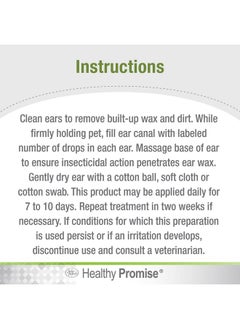 four paws Four Paws Healthy Promise Aloe Ear Mite Treatment for Dogs Ear Mite Remedy 0.75 Fl. Ounces  - Image 4