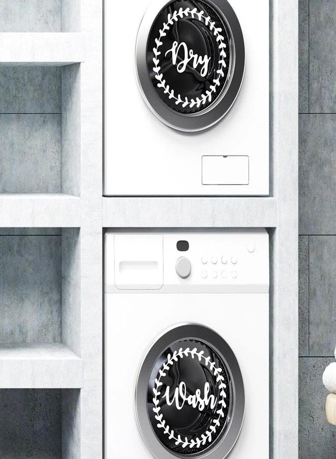 FlyWallD Laundry Room Sign Decal Dry Wash Quotes Wall Stickers Peel and Stick Wall Lettering Vinyl Art Stickers for Decor - Image 3
