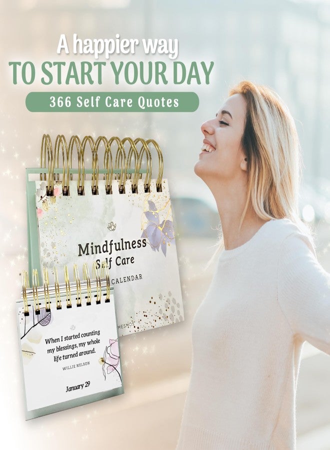 MESMOS Inspirational Gifts for Women, Administrative Professional Day Gifts, Teacher Appreciation Gifts for Women, Perpetual Calendar with 366 Daily Affirmations, Mindfulness Self Care Gifts - Image 3