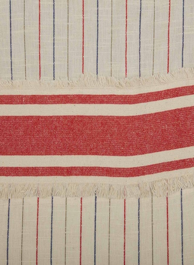 Piper Classics Betsy Stripe Shower Curtain, 72" x 72", Farmhouse, Country, Patriotic, Primitive Americana Style Bathroom Curtain - Image 4