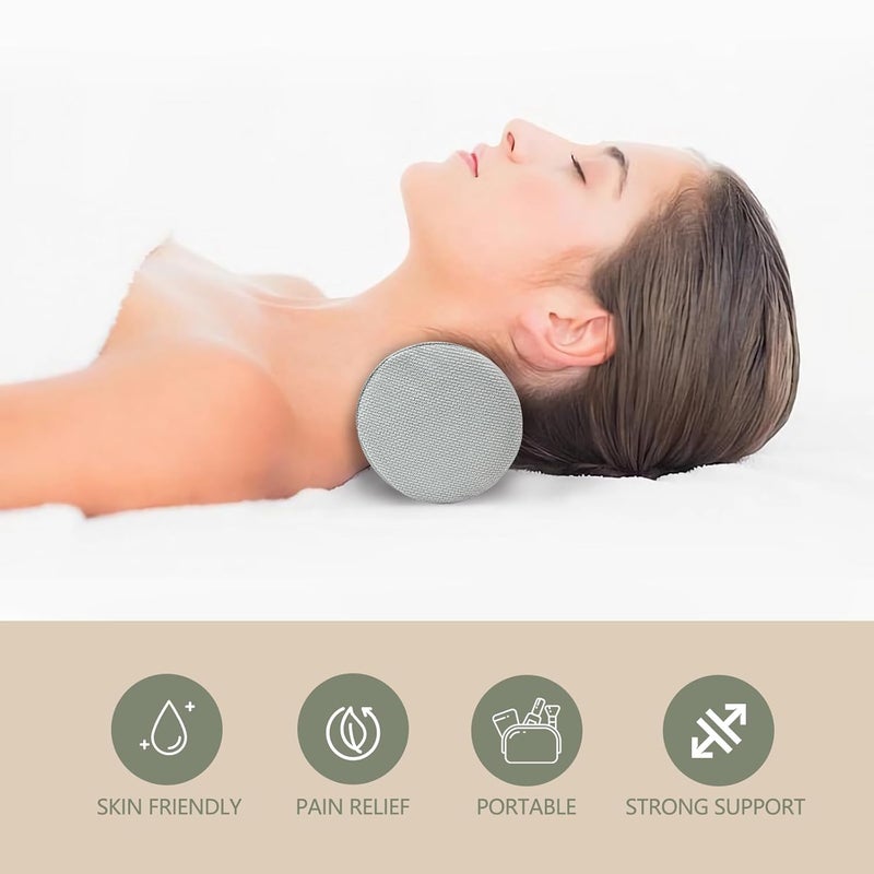 JOYENERGY Cervical Neck Roll Foam Pillow Round Neck Support for Sleeping Bolster Pillow for Bed Legs Back and Yoga 47 Inch Diameter x 17 Inches Long - Image 5