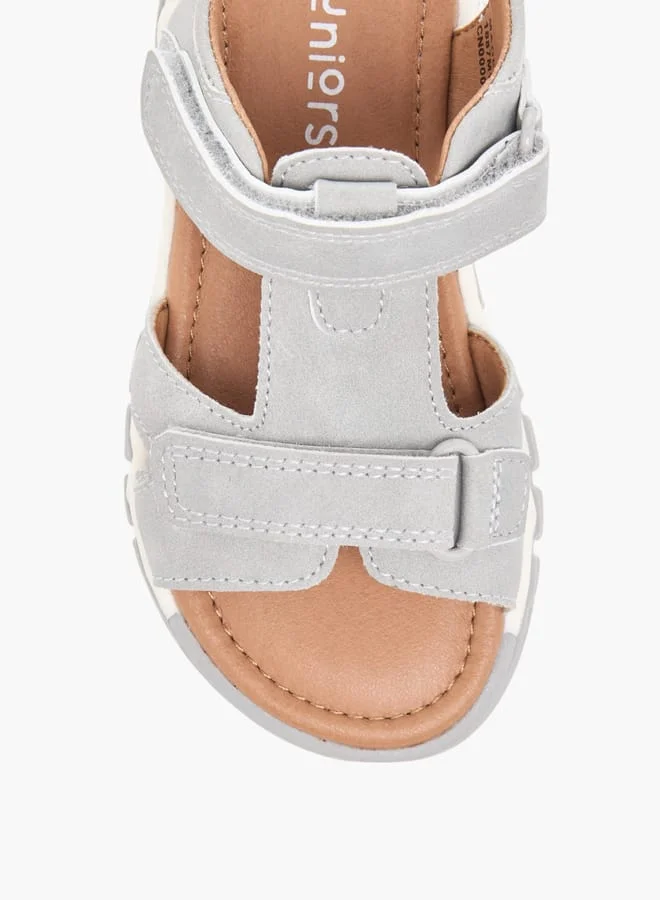 JUNIORS Boys Stitch Detail Floaters With Hook And Loop Closure