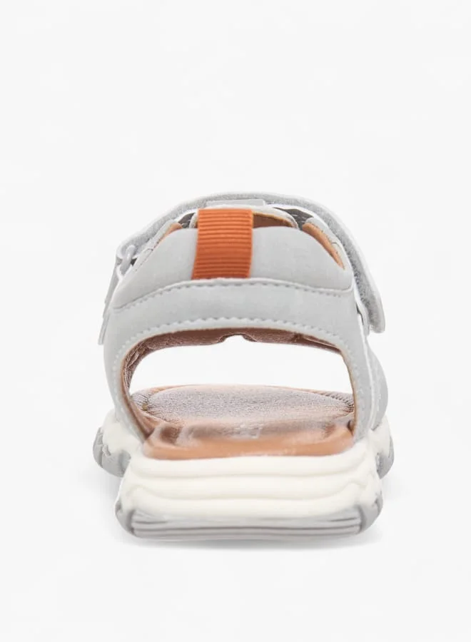 JUNIORS Boys Stitch Detail Floaters With Hook And Loop Closure