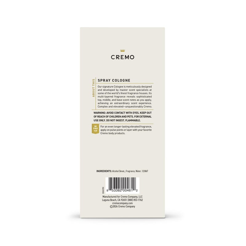 Cremo Cologne for Men - Blue Cedar & Cypress Mens Cologne Spray- A Woodsy Scent with Notes of Lemon Leaf, Cypress and Cedar, Fragrances For Men, 3.4 Fl Oz - Image 5