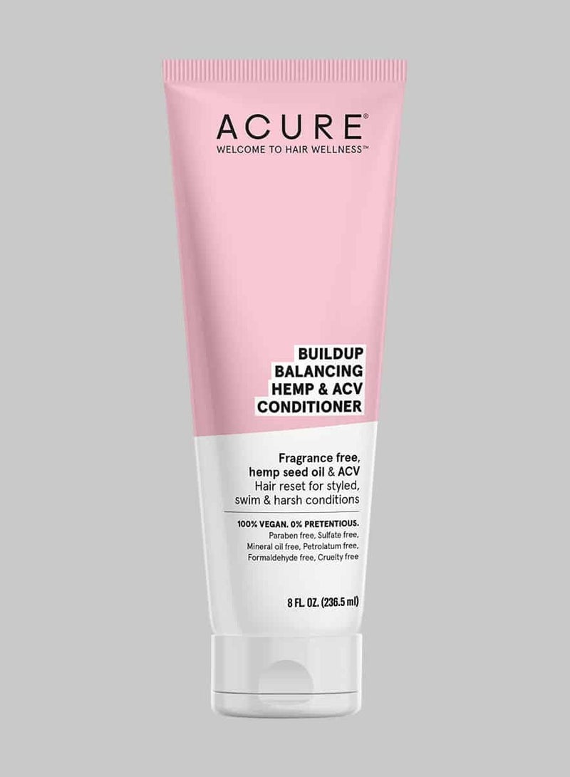Acure Buildup Balancing Hemp and ACV Conditioner 8 oz