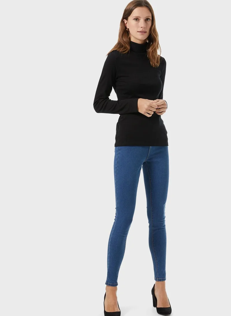 DOROTHY PERKINS Roll Neck Sweatshirt