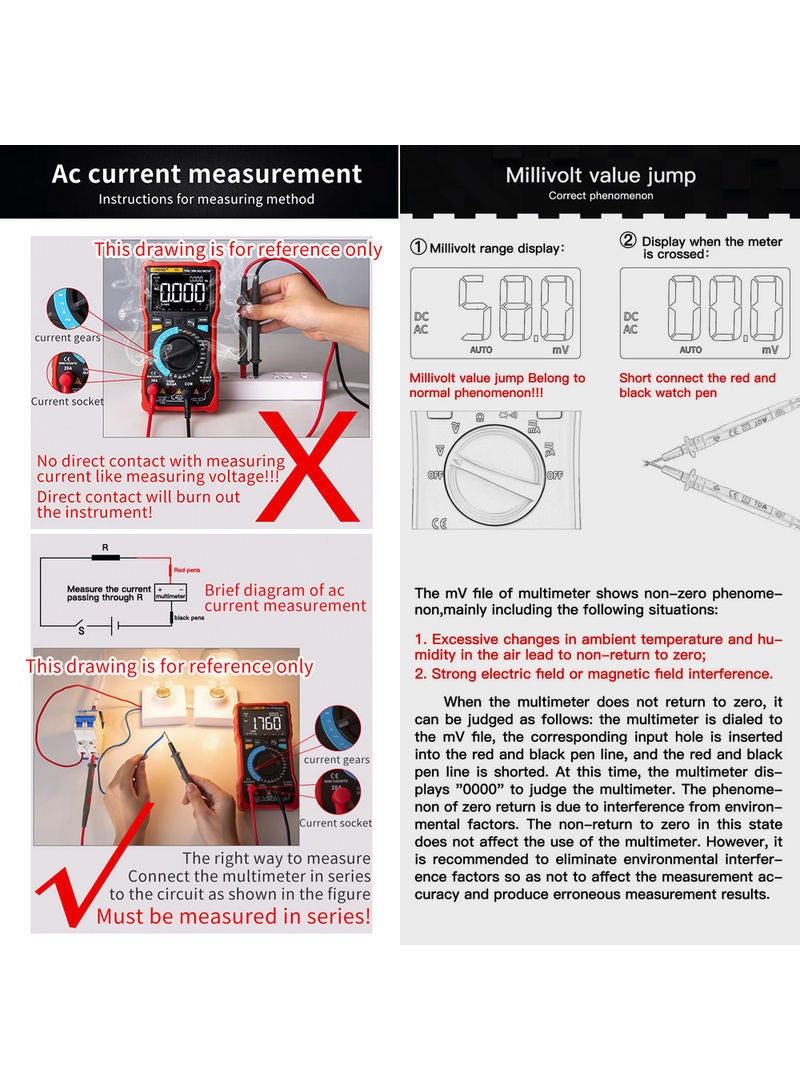NIBEMINENT LED's UV Dry Temperature Sterilizer Volt Meter Orange 13.50x4.00x7.00cm - Image 2