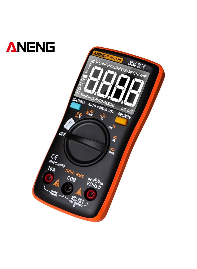 NIBEMINENT LED's UV Dry Temperature Sterilizer Volt Meter Orange 13.50x4.00x7.00cm - Image 1