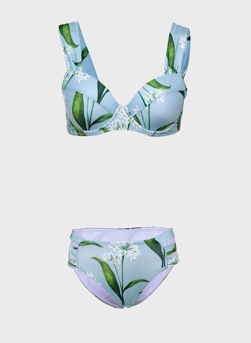 ايلا Printed Bikini Set