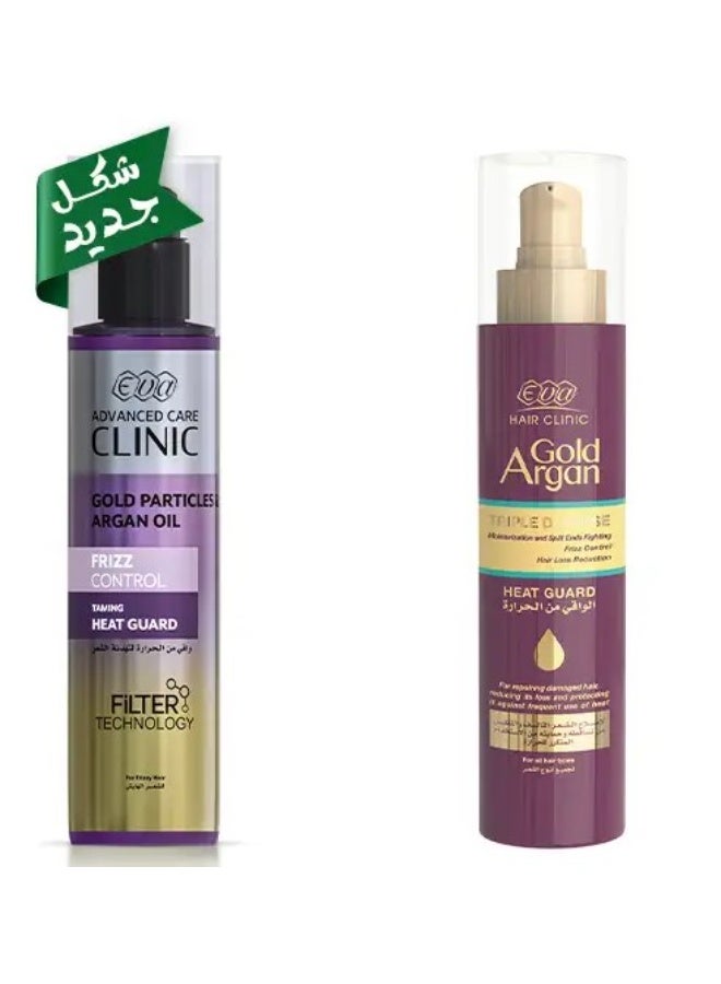 إيفا جولد أرجان واقي من الحرارة زيت الأرغان وجزيئات الذهب 200 مل - Image 1