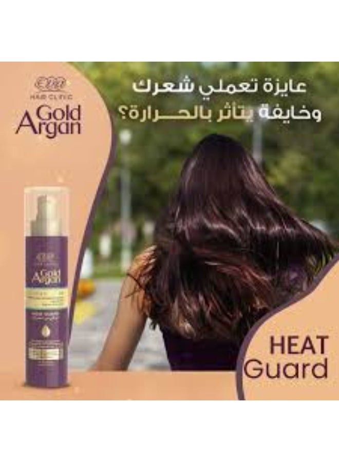 إيفا جولد أرجان واقي من الحرارة زيت الأرغان وجزيئات الذهب 200 مل - Image 2