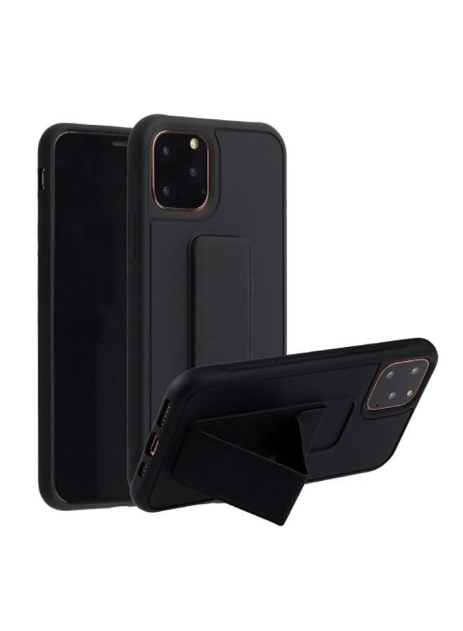 Shockproof PC TPU Protective Back Cover With Wristband Holder For Apple iPhone 12 Mini Black - Image 1
