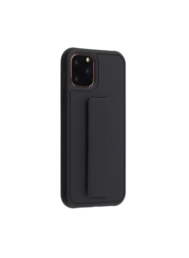 Shockproof PC TPU Protective Back Cover With Wristband Holder For Apple iPhone 12 Mini Black - Image 3