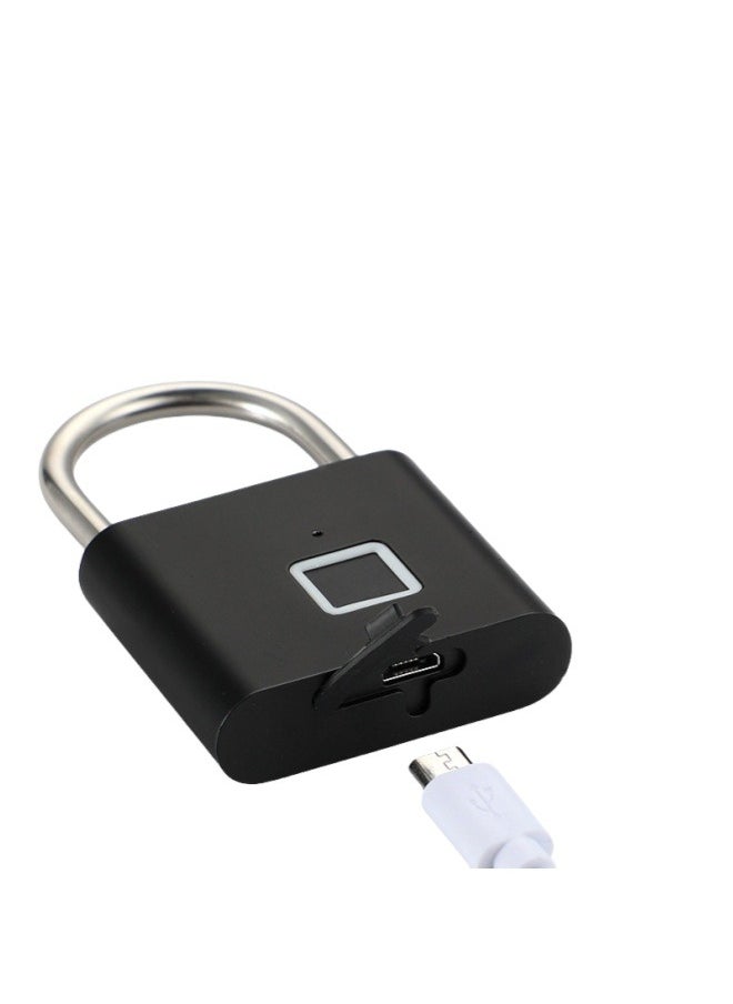 Generic - Intelligent Fingerprint Lock, Outdoor Waterproof, Rust Proof Padlock, Anti-Theft Password Lock Cabinet, Alloy Hard - Image 1