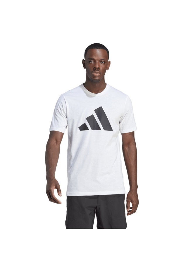 Adidas Tr-Es Fr Logo T White Training T-Shirts For Men XS - Image 3