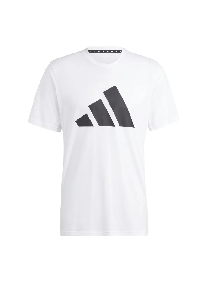 Adidas Adidas Tr-Es Fr Logo T White Training T-Shirts For Men XS