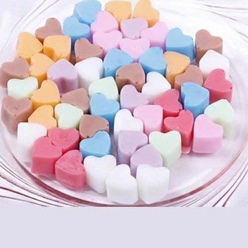 SOSOHOME Silicone Mini Heart 55-Cavity Molds for Baking, Heart Shape Ice Cube Candy Chocolate Mold, Valentine Candy Molds, Pack of 2 - Image 5
