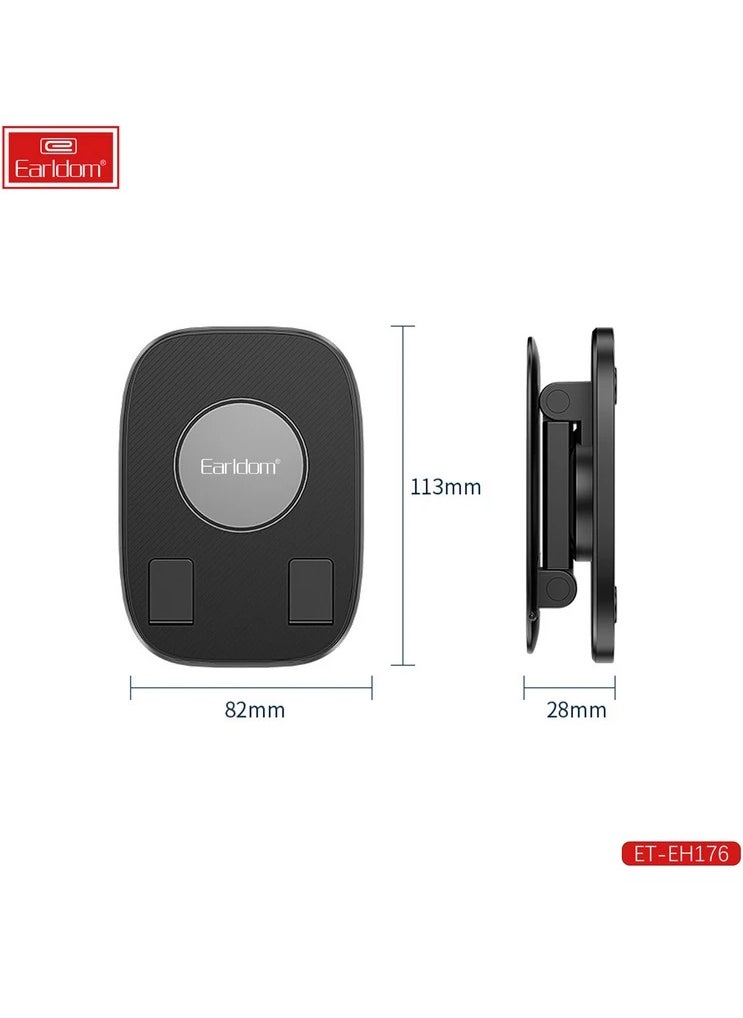 Earldom - Earldom ET EH176 Magnetic Car Mount Holder Black - Image 1