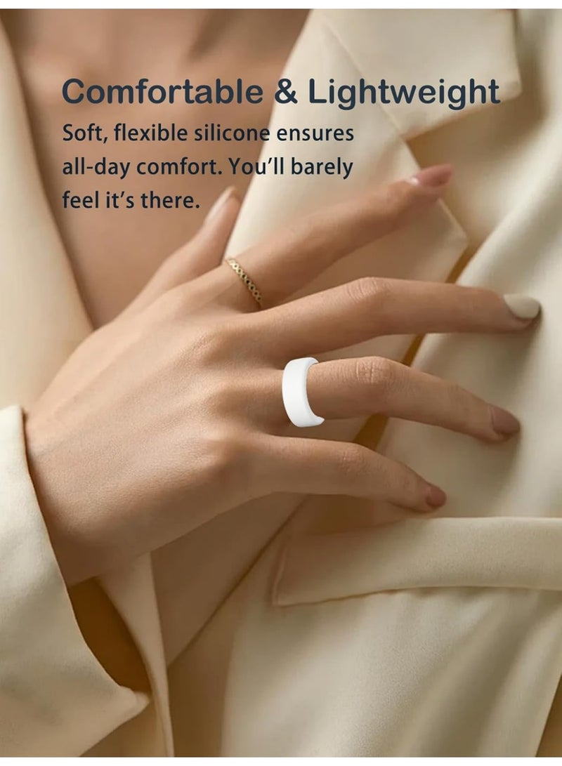 Silicone Case for Oura Ring 5, 1-Pack Smart Ring Protectors, Soft Anti-Scratch Protective Sleeves, Lightweight u0026 Comfortable Ring Guards - Image 5