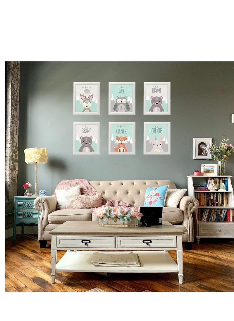 نيبمينينت Cartoon Animals Wall Art Canvas Prints  - Image 5