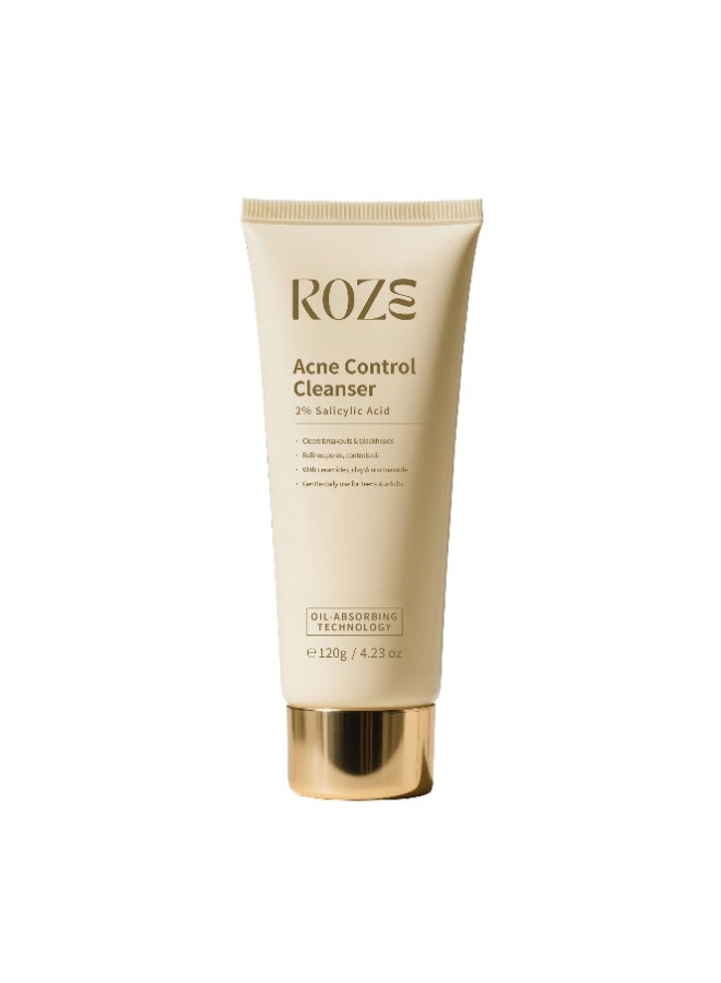 Roze Acne Control Cleanser | For Teen & Adult | For Oily or Acne Prone Skin - Image 1